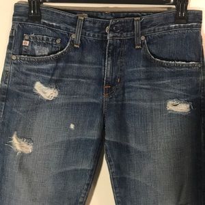 AG Adriano Goldschmied Ex-boyfriend Crop Jeans